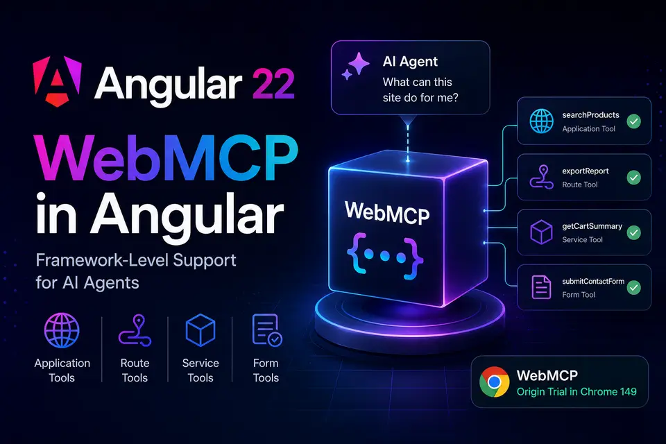 WebMCP in Angular: Framework-Level Support for AI Agents