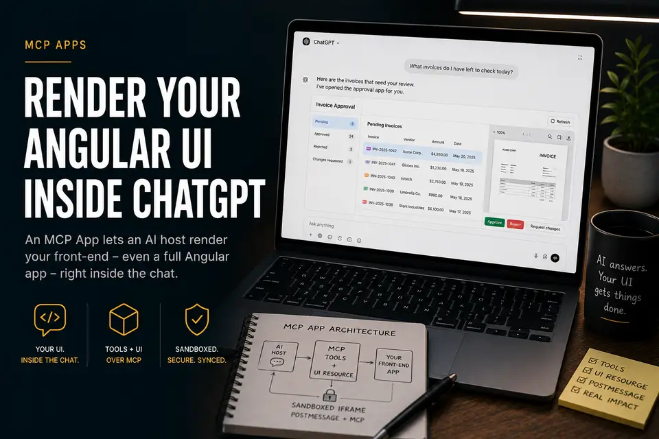 MCP Apps: Rendering Your Angular UI Inside ChatGPT